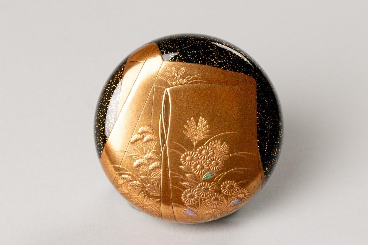 Amazon.co.jp: MG匠『西村松逸』秀逸作 内梨地誰袖蒔絵棗 共箱 本物